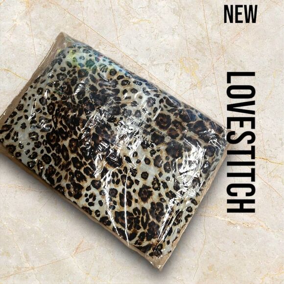 New NWT Lovestitch Leopard Print Sleeveless Maxi Dress - Small - Picture 4 of 4